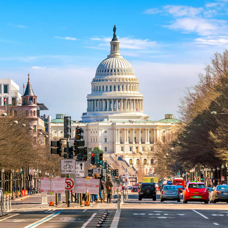 The United States capitol building