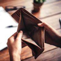 An empty wallet.