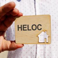 A fictitious credit card to illustrate home equity lines of credit.